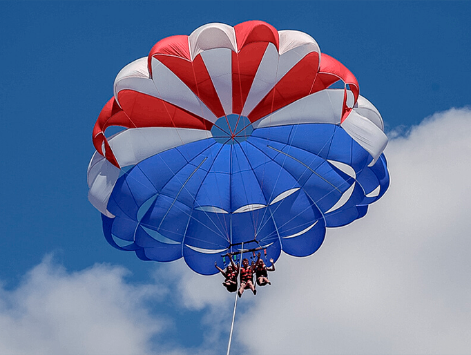 parasailing